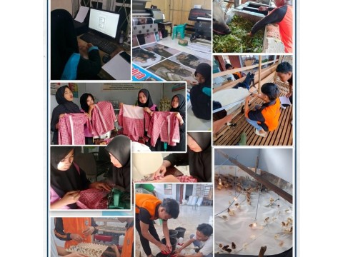 DOKUMENTASI KEGIATAN PKL SISWA SMKN 1 MANGGELEWA 